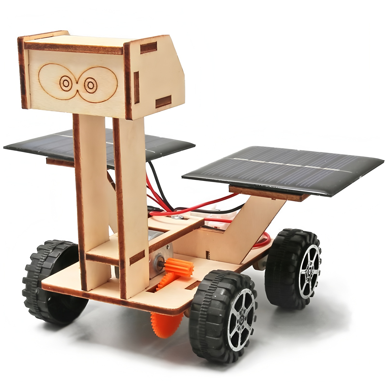 Diy Electronics Kids - Solar Car Lunar Exploration Vehicle Children's