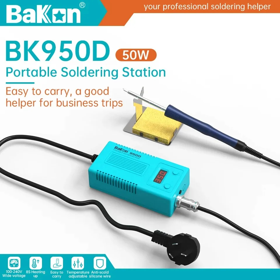 Diy Electronics Hobby - Bakon BK950D Soldering Station Estación T12