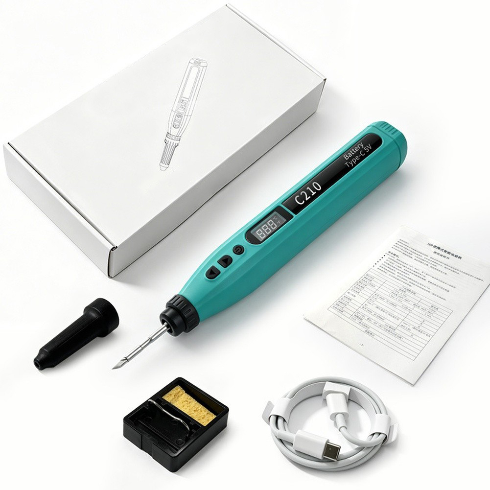 Diy Electronics Hobby - Smart Digital USB Soldering Iron Set