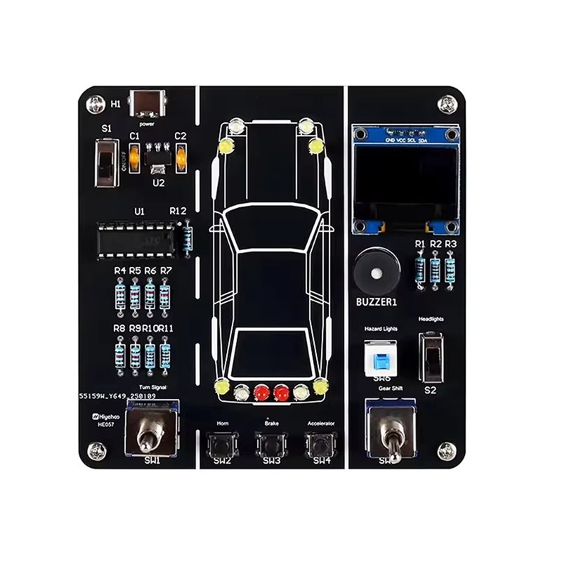 Diy Electronics Projects For Students - JABS-DIY Car Driving Simulation Soldering Practice