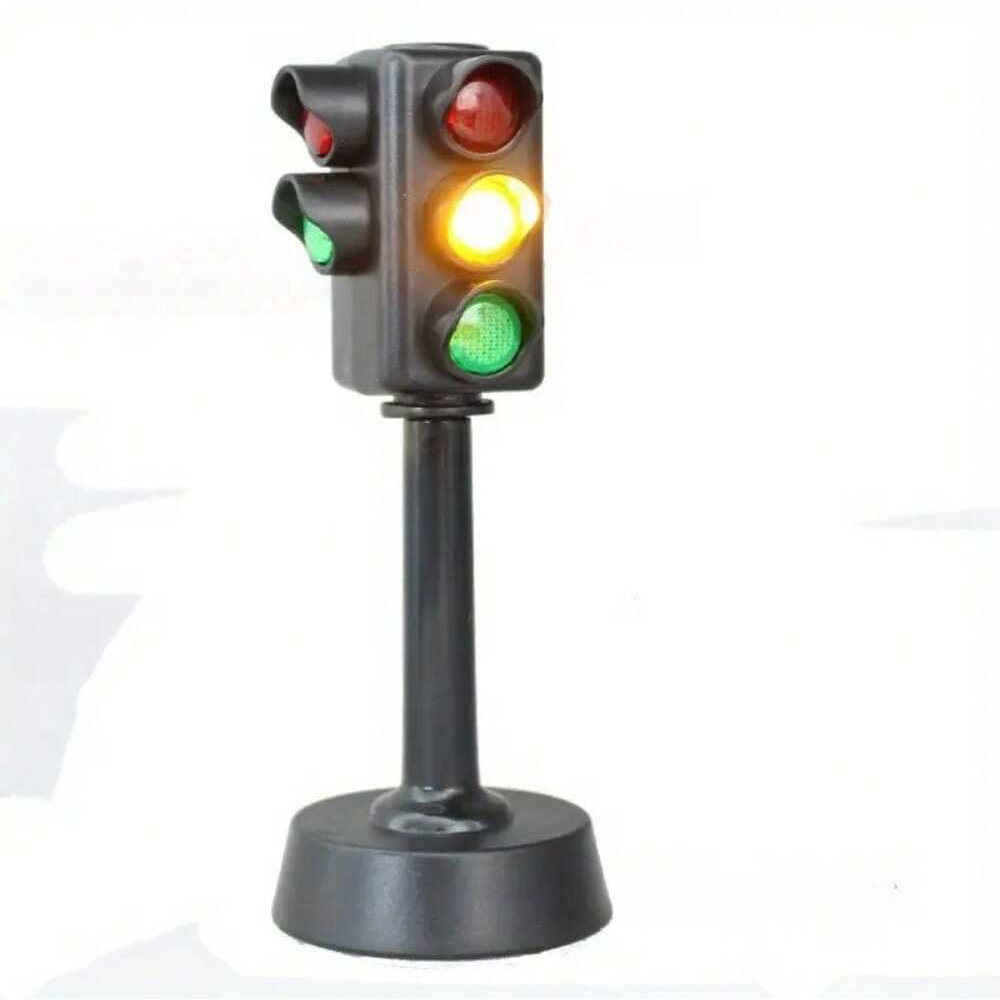 Diy Electronics Kids - Mini Traffic Signs Road Light Block,Children