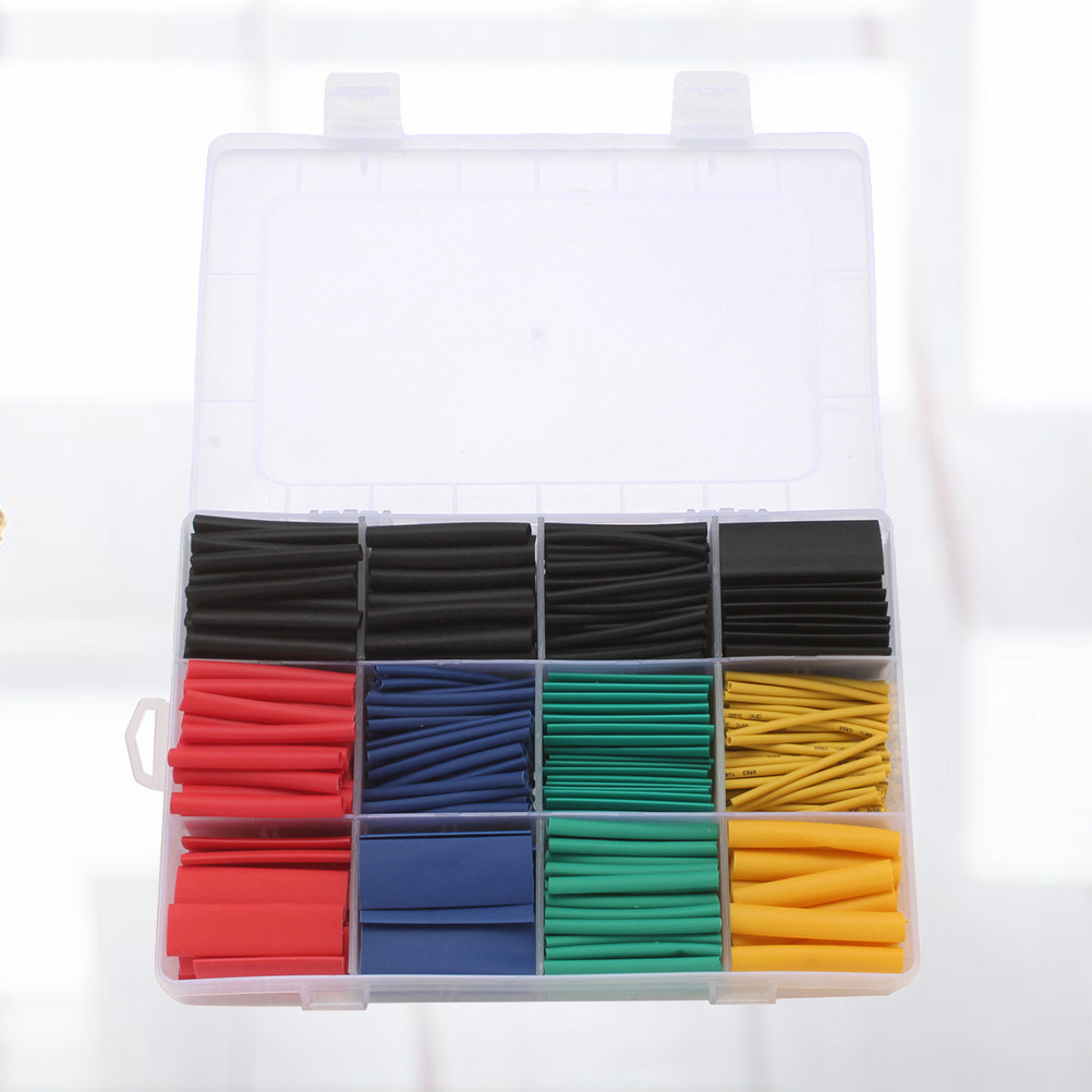 Heat Shrink Tubing - 530Pcs Heat Shrink Tubing Polyolefin Electrical