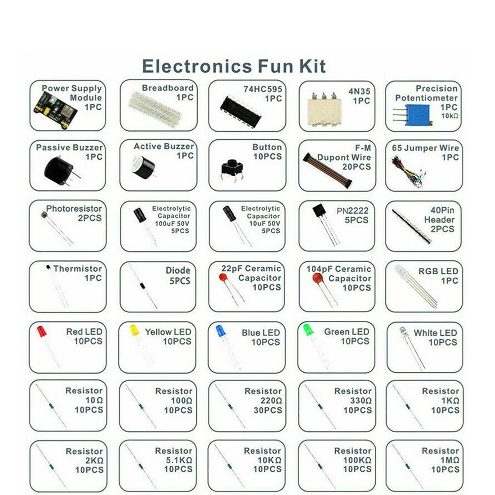 DIY Project Starter Kit For Ar - Arduino Uno Starter Kit 评论和价格