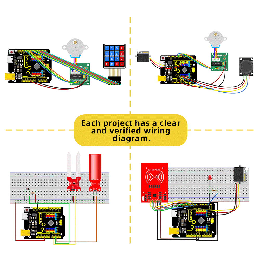 Keyestudio UNO R3 40Project Pr - Diy Electronics Online 评论和价格