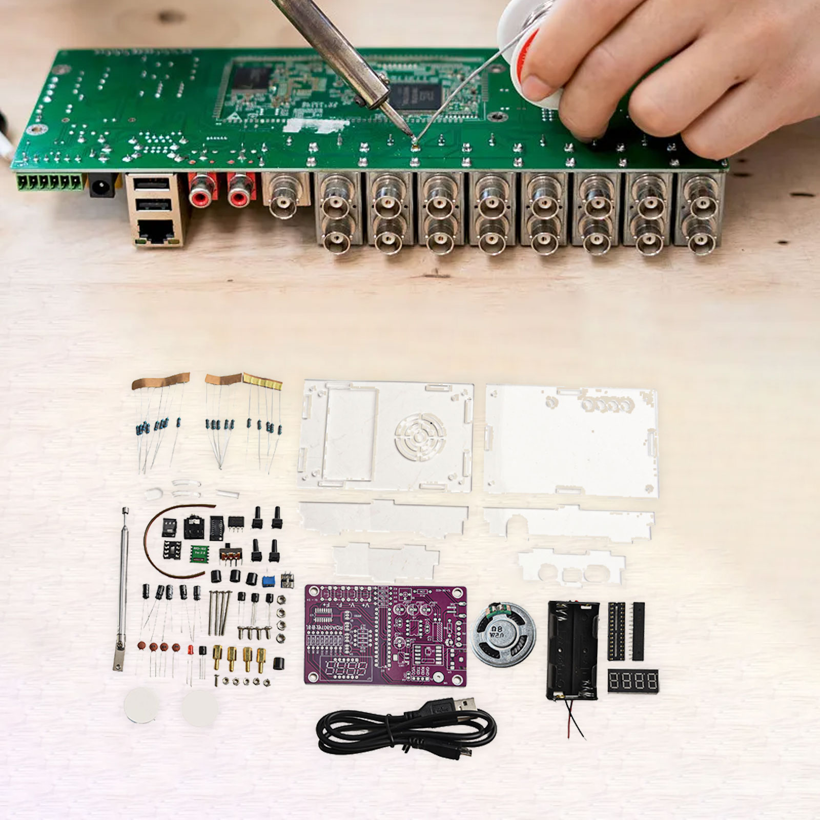 For FM Radio DIY Soldering Kit - Diy Electronics Kits For Beginners 评论和价格