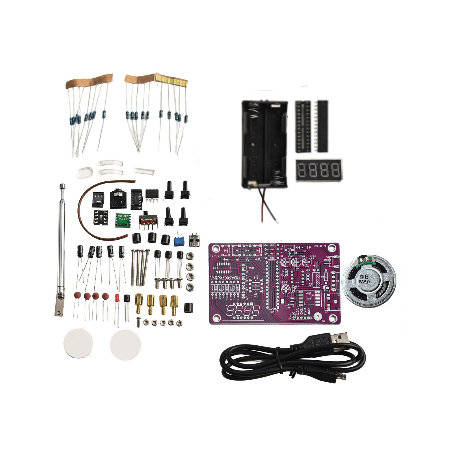 For FM Radio DIY Soldering Kit - Diy Electronics Kits For Beginners 评论和价格