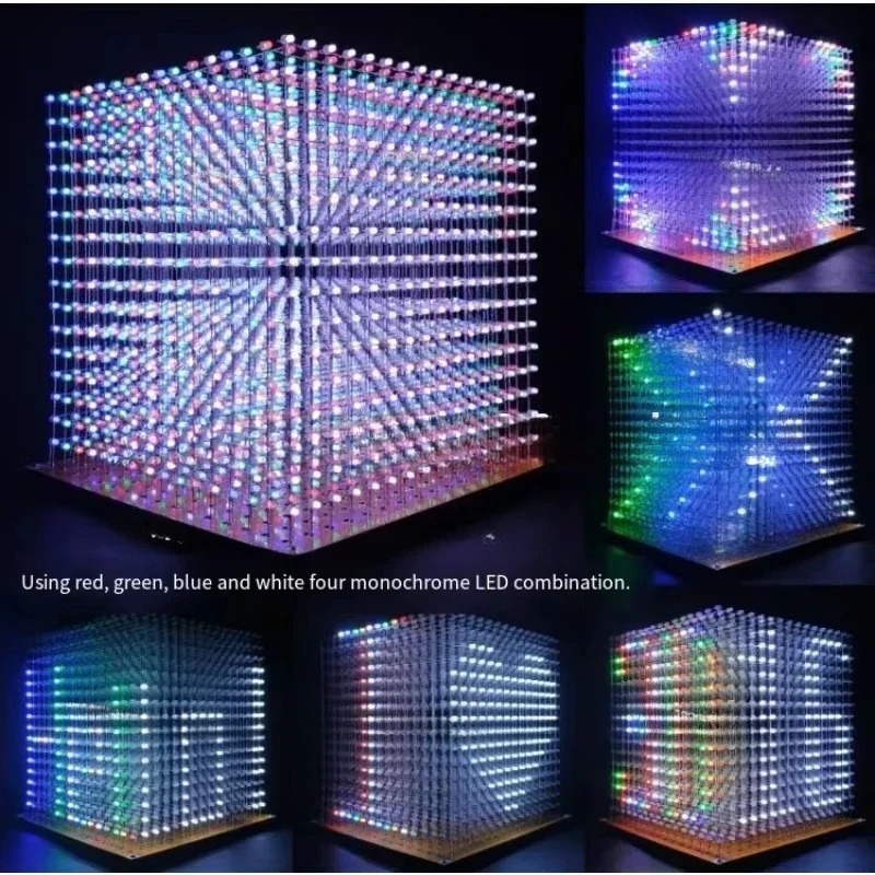 3 D16mini Light Cube Kit 16x16 - Diy In Electronics 评论和价格