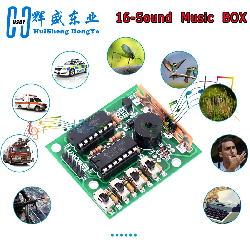 16 Music Sound Box BOX-16 Boar - Hobby Diy Electronics Kit 评论和价格