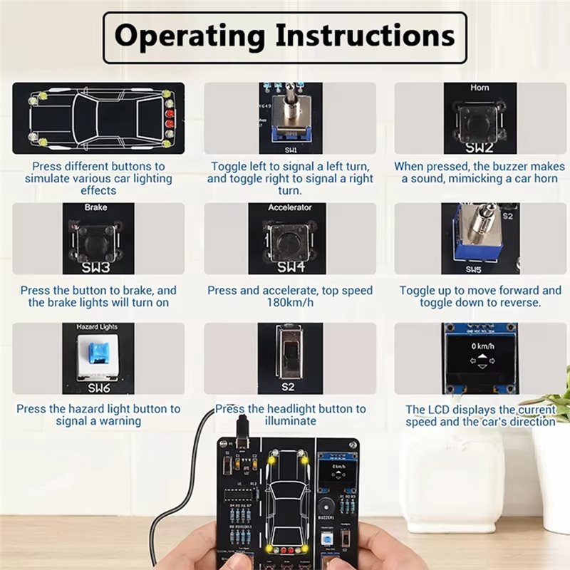 JABS-DIY Car Driving Simulatio - Diy Electronics Projects For Students 评论和价格