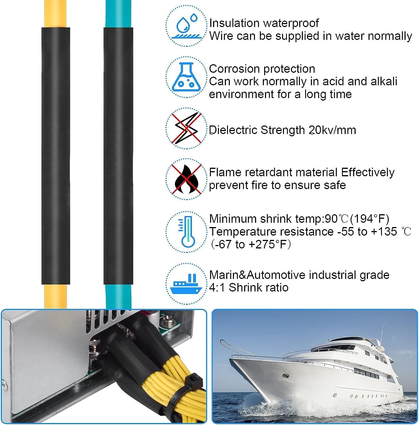 2M Heat Shrink Tubing 4:1 Dual - Heat Shrink Tubing 评论和价格