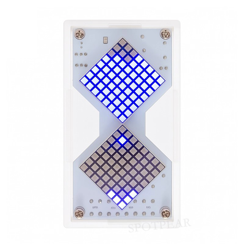 Cyberpunk DIY LED Matrix Hourg - Diy Electronics Hobby 评论和价格