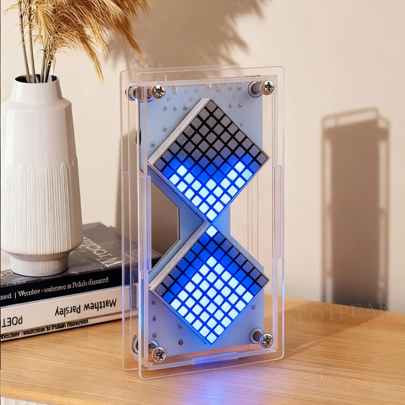 Cyberpunk DIY LED Matrix Hourg - Diy Electronics Hobby 评论和价格