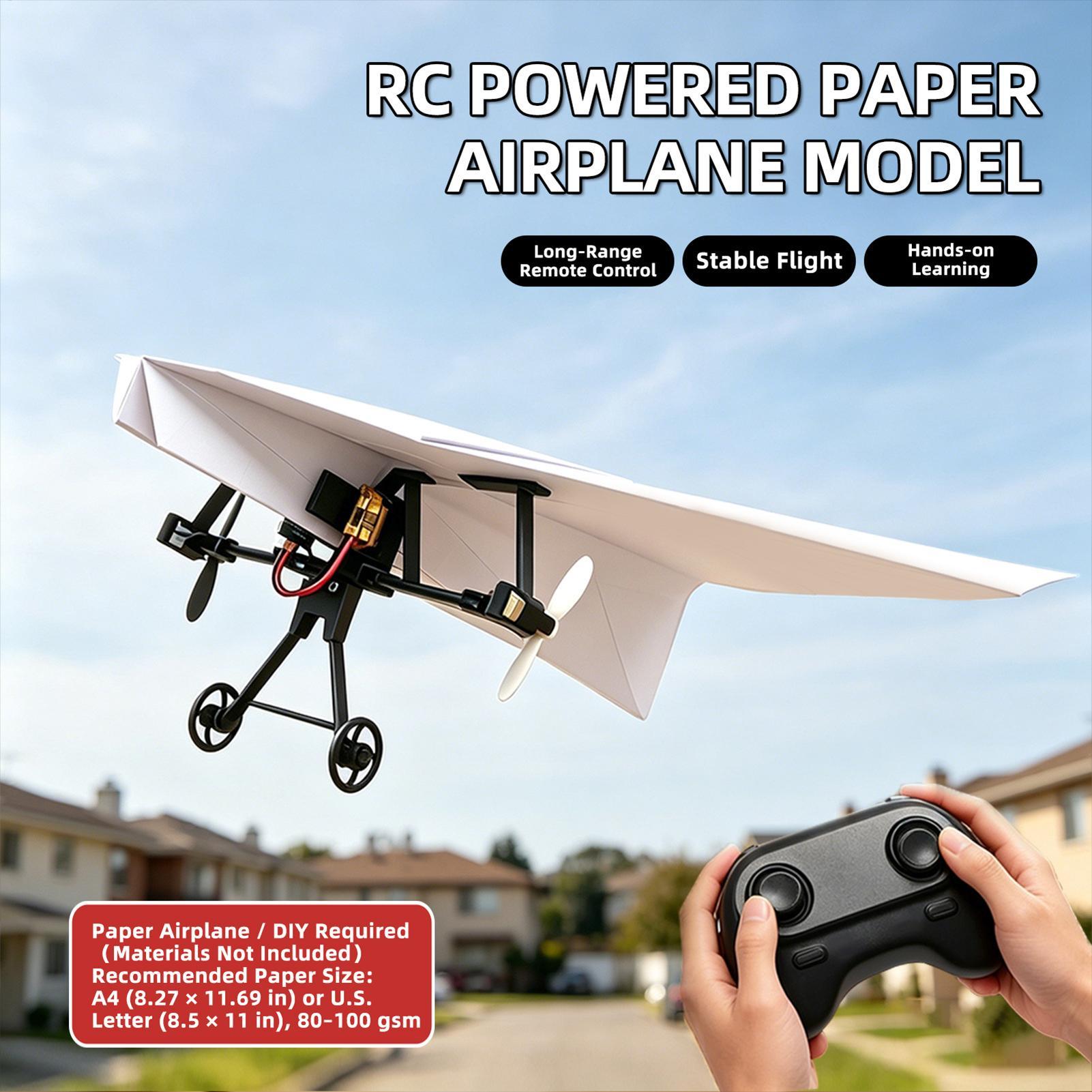 DIY RC Paper Airplane Kit Plan - Diy Electronics Kids 评论和价格