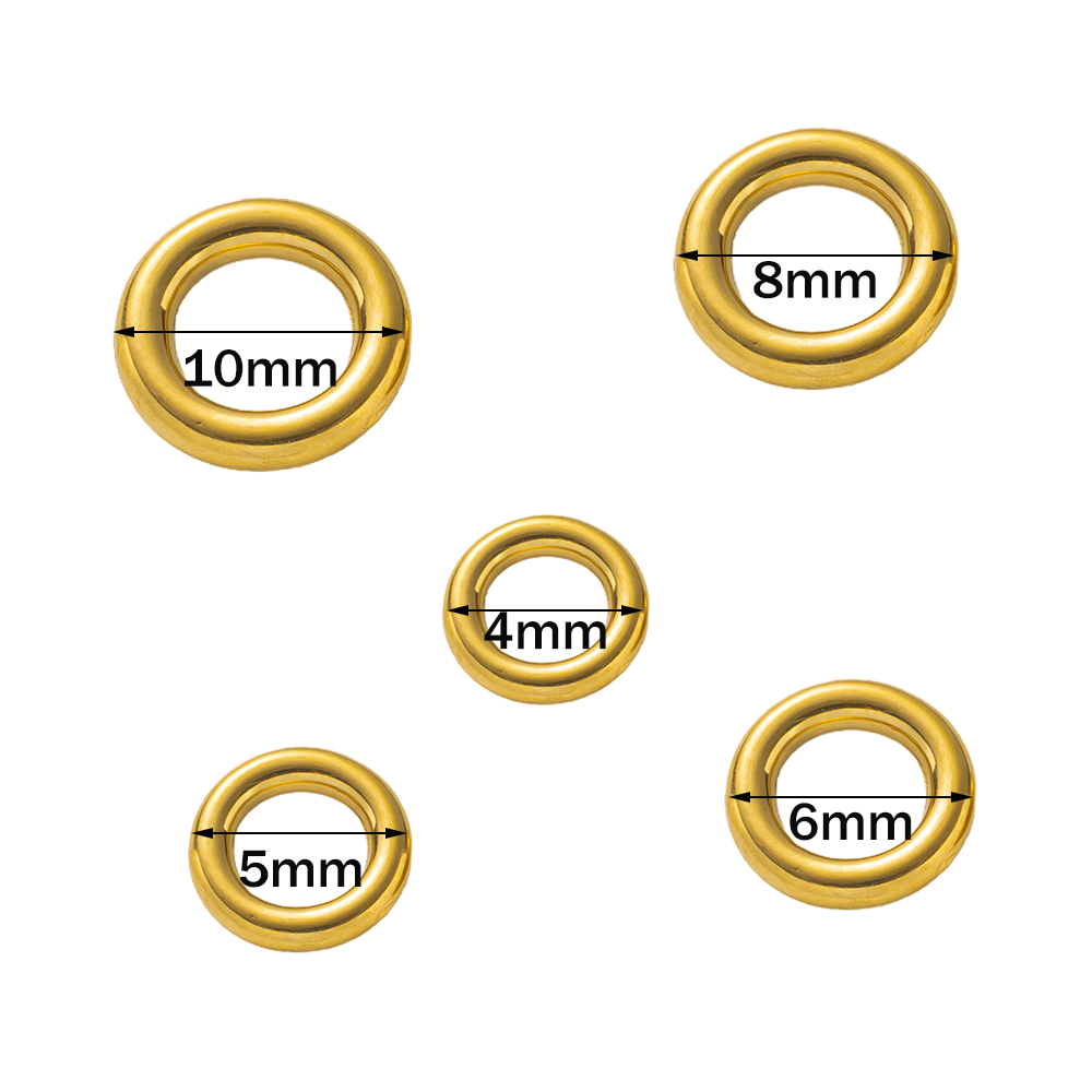 10pcs Stainless Steel Gold O R - Diy Electronics Hobby 评论和价格