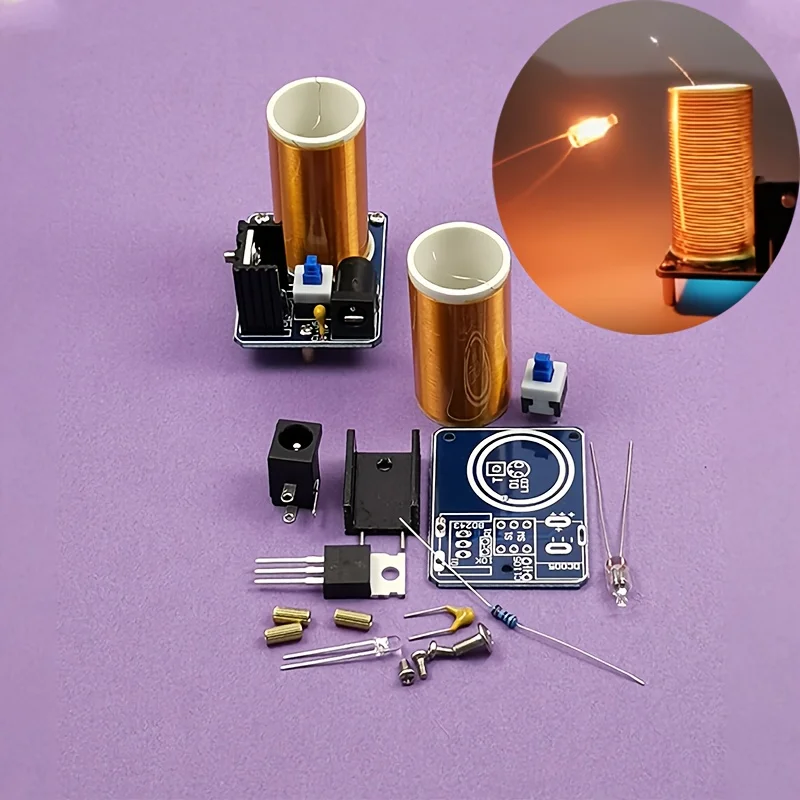 Mini Tesla Coil Kit BD243 DIY  - Hobby Diy Electronics Kit 评论和价格