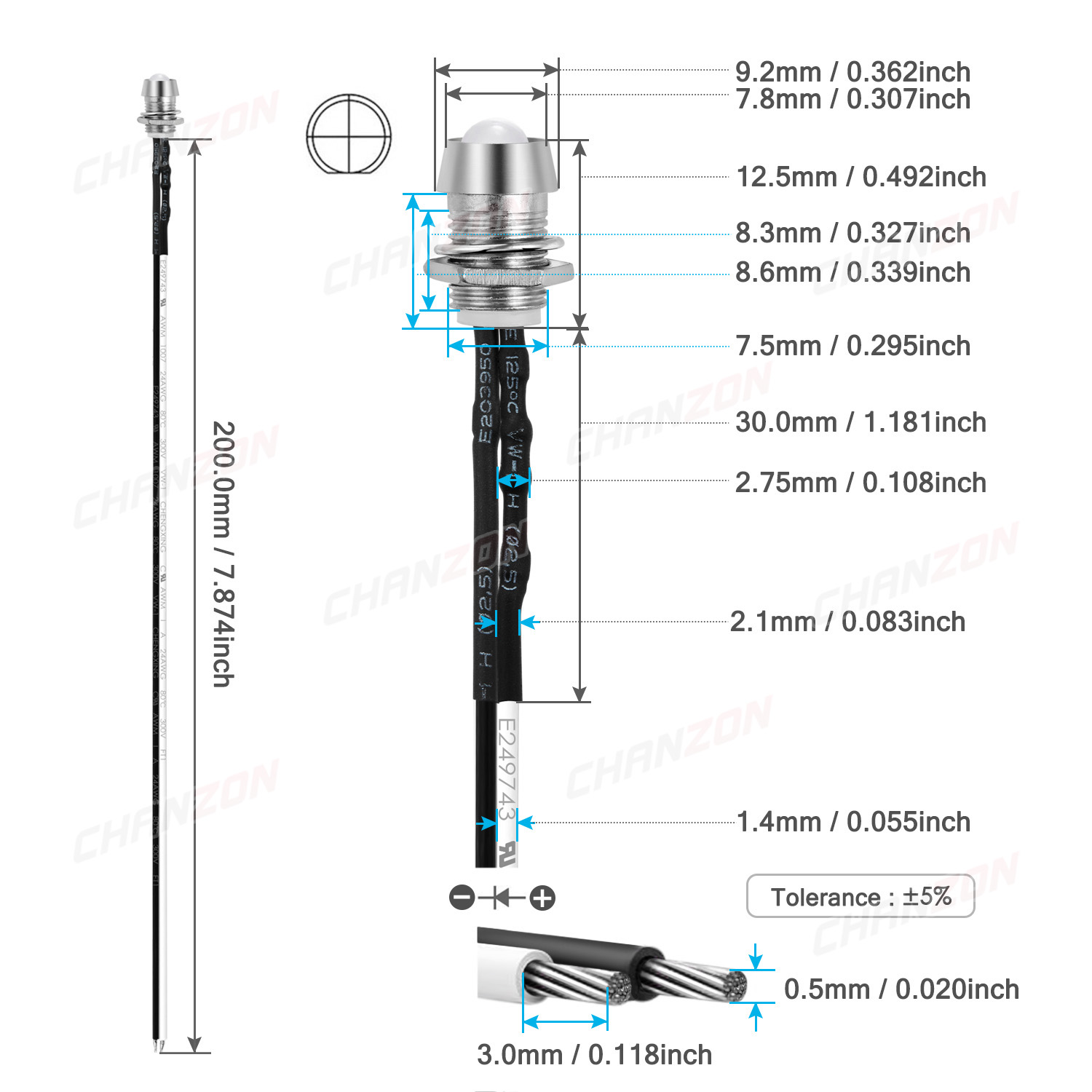 5mm Prewired LED Kit 12V Diffu - Hobby Diy Electronics Kit 评论和价格