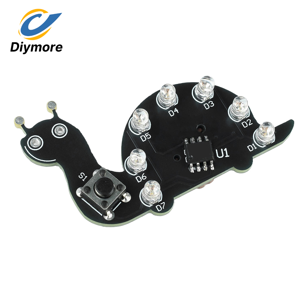 7 Green LED Soldering Practice - Diy Electronics Kits For Beginners 评论和价格