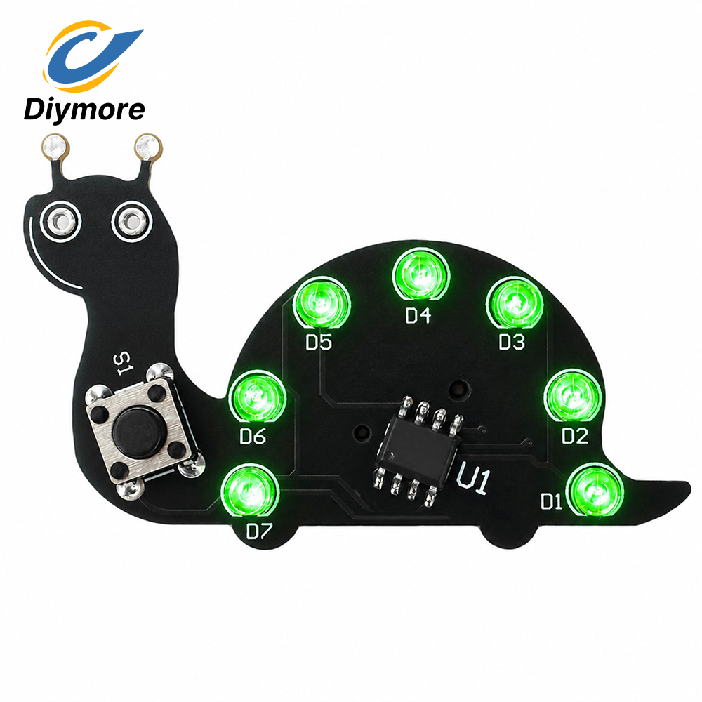 7 Green LED Soldering Practice - Diy Electronics Kits For Beginners 评论和价格