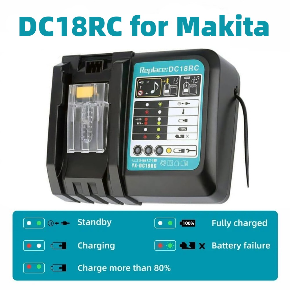 DC18RC Li-ion Battery 3A Charg - Makita Drill Hp1640 评论和价格
