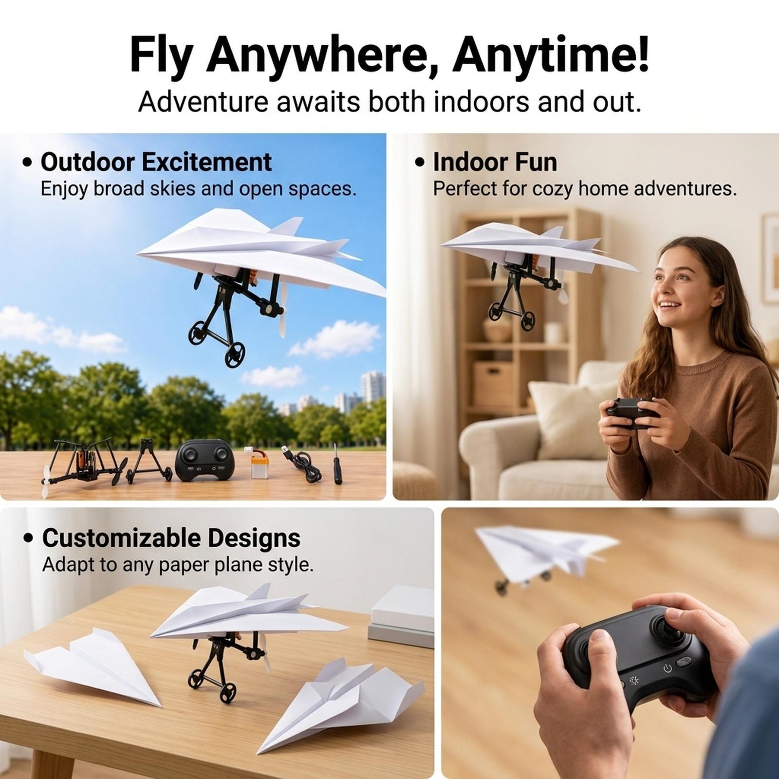 Mini RC Airplane DIY Kit ABS M - Diy Electronics Gifts 评论和价格