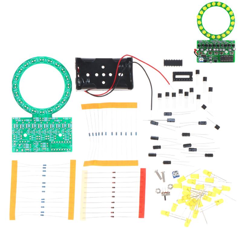 DIY LED Water Flowing Light Ki - Diy Electronics Projects For Students 评论和价格
