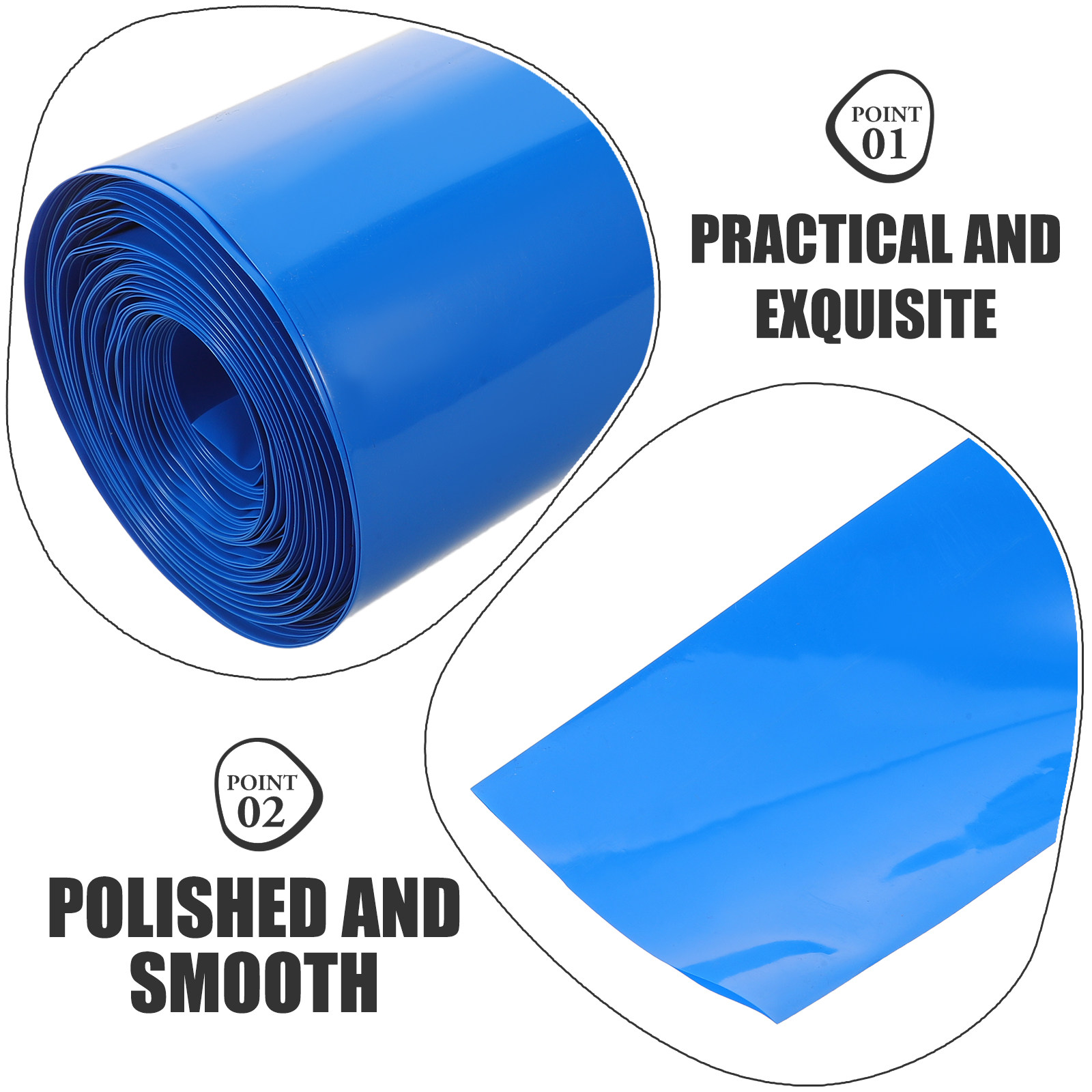 1 Roll Blue Heat Shrink Tubing - Heat Shrink Tubing 评论和价格