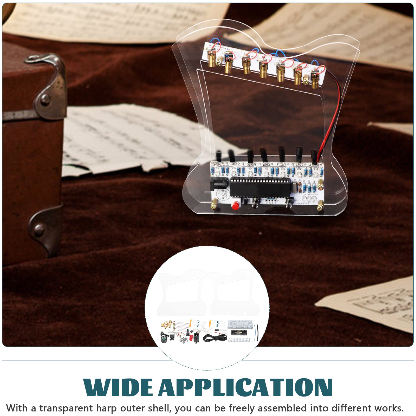 1Set Electronic Harp DIY Solde - Diy Electronics Kits For Beginners 评论和价格