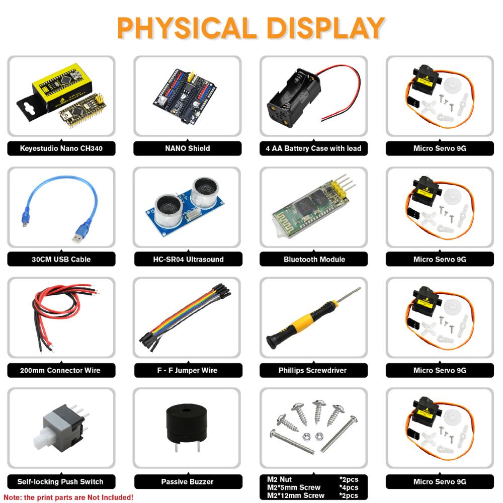 Keyestudio DIY Electronic Comp - Arduino Uno Starter Kit 评论和价格