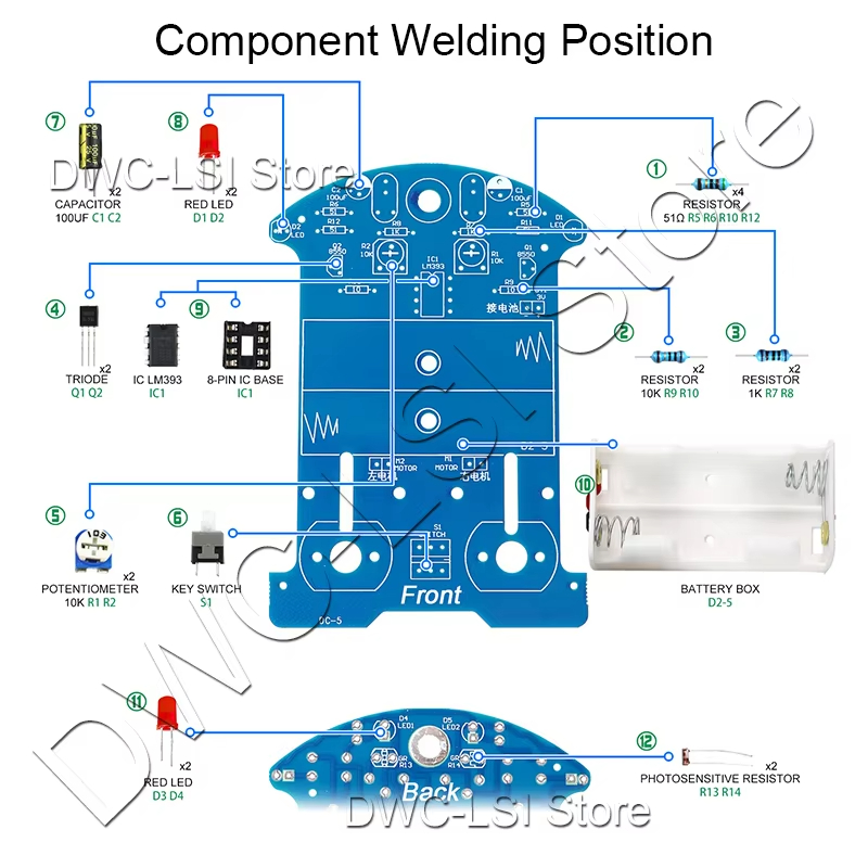 Practice Soldering Learning El - Diy Electronics Kits For Beginners 评论和价格