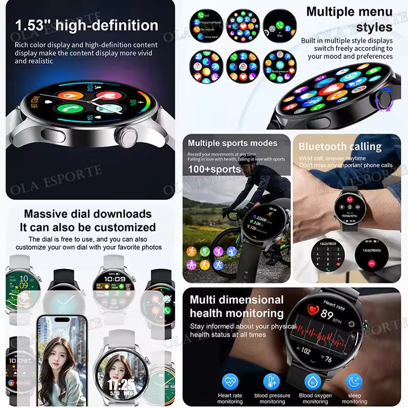 New SmartWatch for Men Women B - Diy Electronics Audio 评论和价格