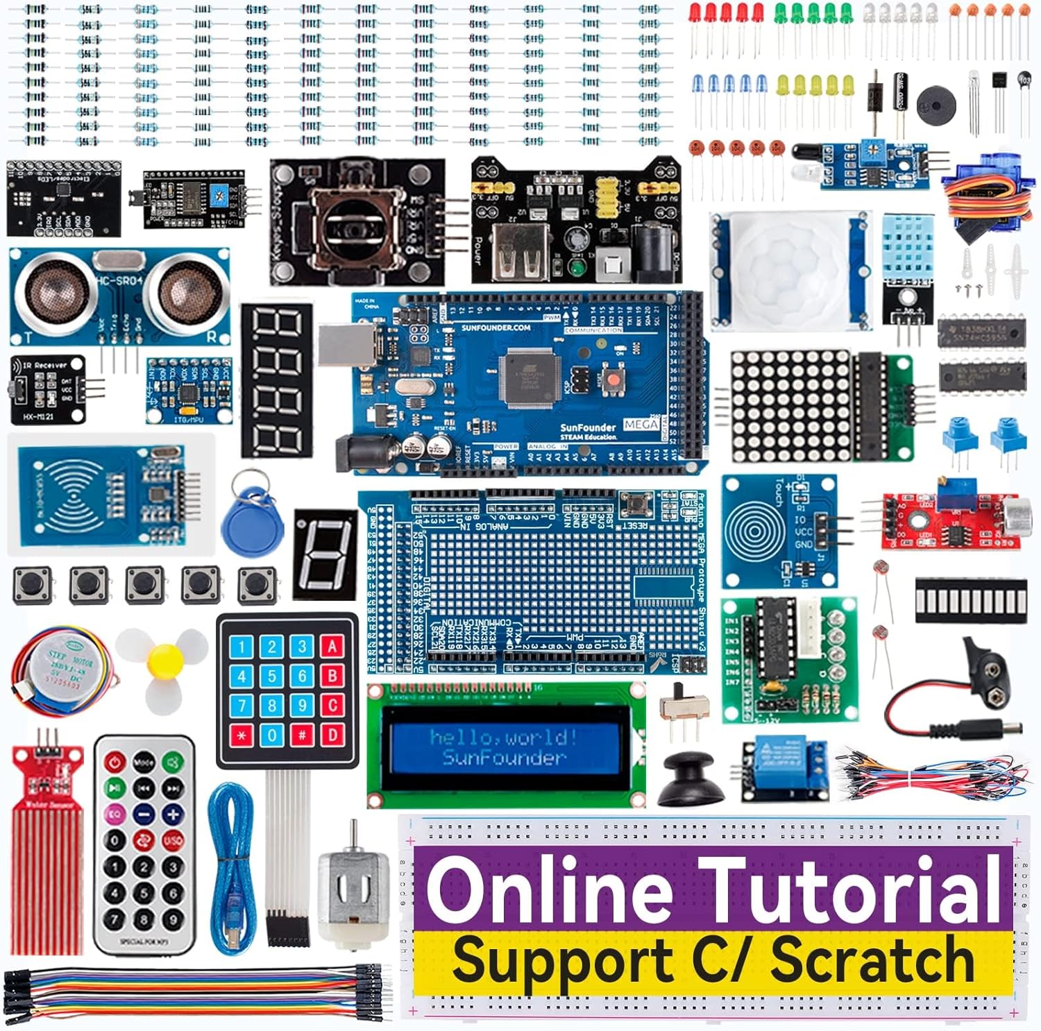 SunFounder Project The Most Co - Arduino Uno Starter Kit 评论和价格