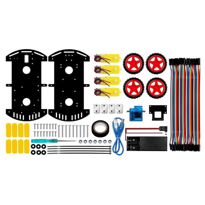 WOWFU-4WD Smart Robot Car Kit  - Arduino Uno Starter Kit 评论和价格