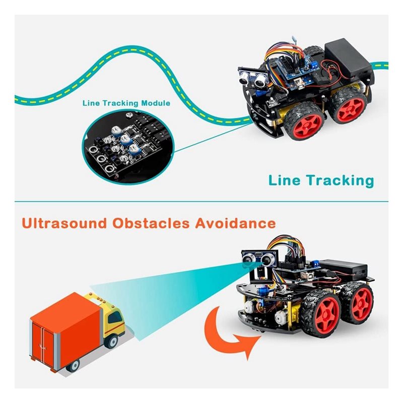 WOWFU-4WD Smart Robot Car Kit  - Arduino Uno Starter Kit 评论和价格