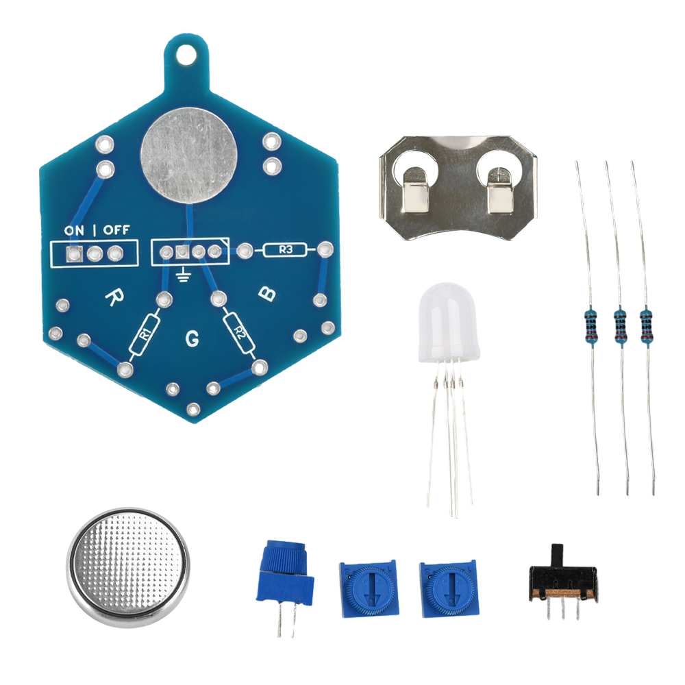 RGB LED Light Circuit Board We - Diy Electronics Kits For Beginners 评论和价格